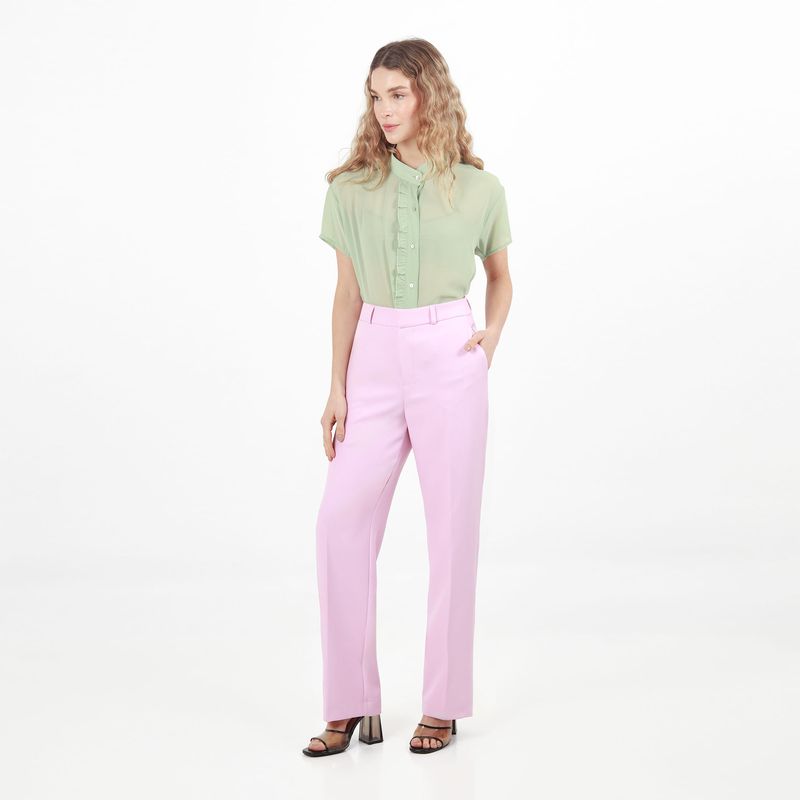 Pantalon Tiro Alto Bota Recta