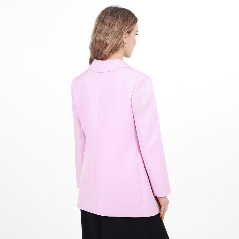 Chaqueta Cuello Solapa Manga Larga