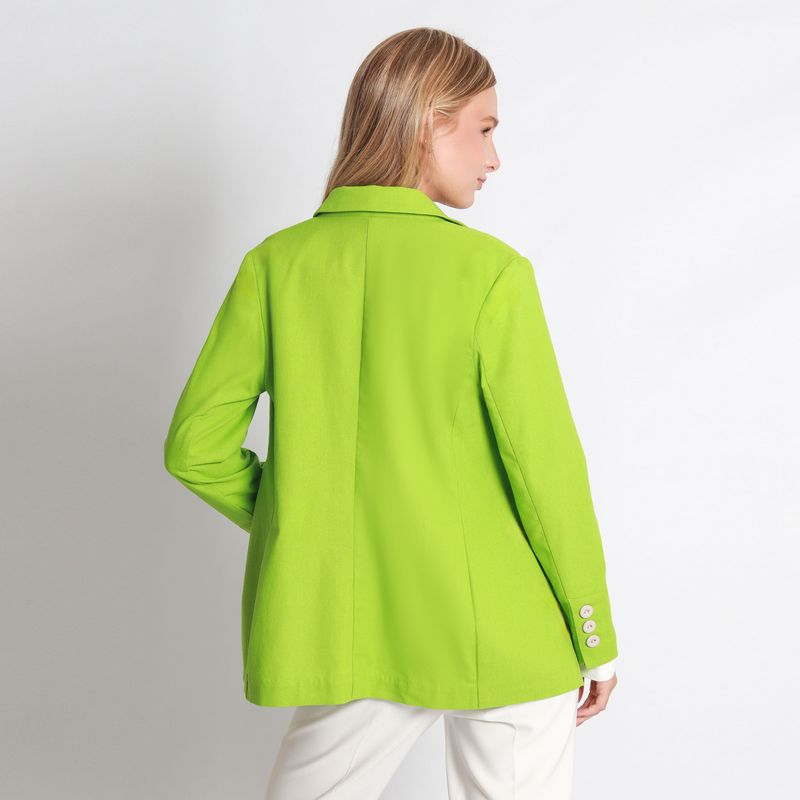 Chaqueta Cuello Solapa Manga Larga
