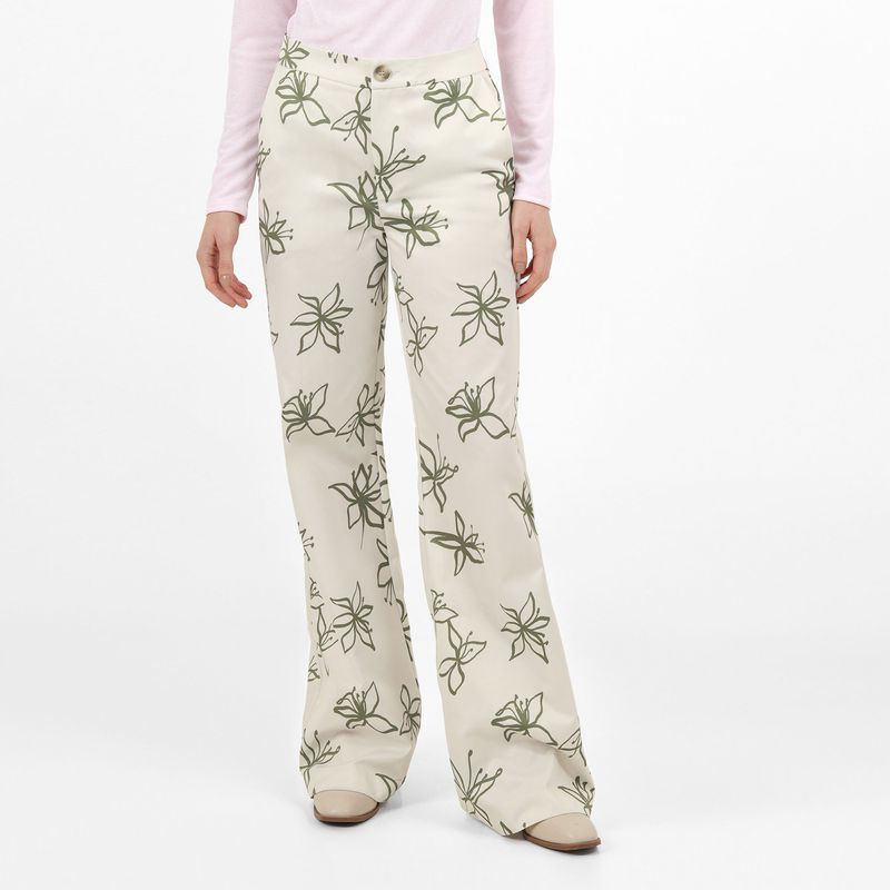 Pantalon Tiro Alto Bota Flare