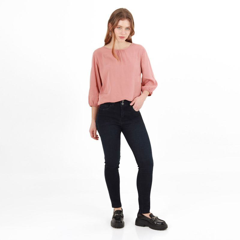 Jean Tiro Alto Bota Skinny