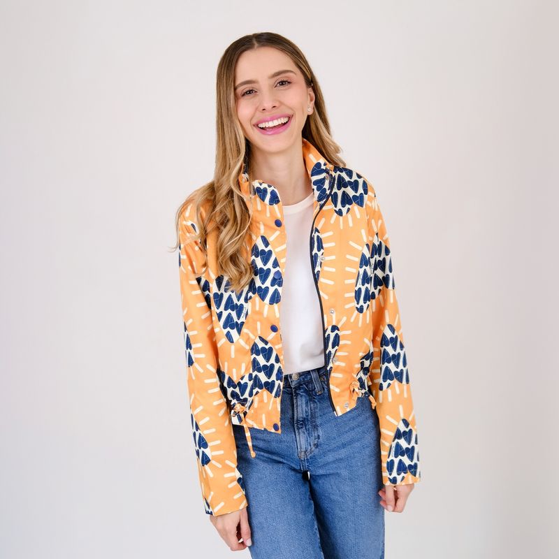 Chaqueta Corazón radiante - Mostaza