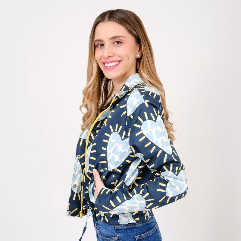 Chaqueta Corazón radiante - Azul