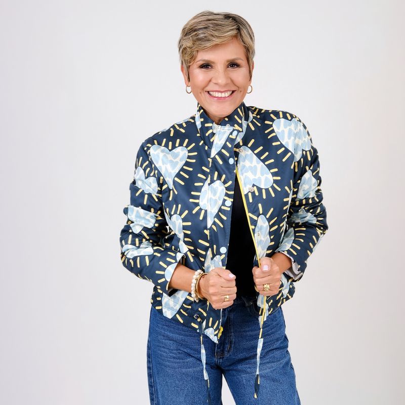 Chaqueta Corazón radiante - Azul