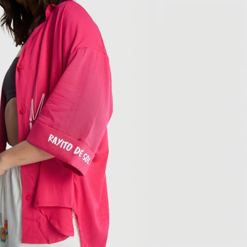 Sobrecamisa Rayito de sol - Fucsia