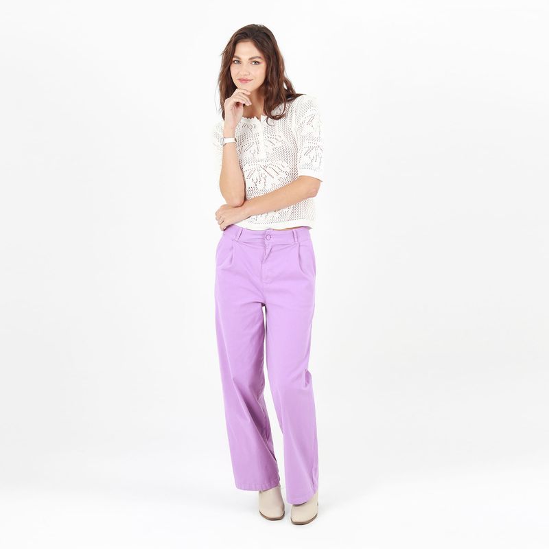 Sweater Cuello Redondo Manga Corta
