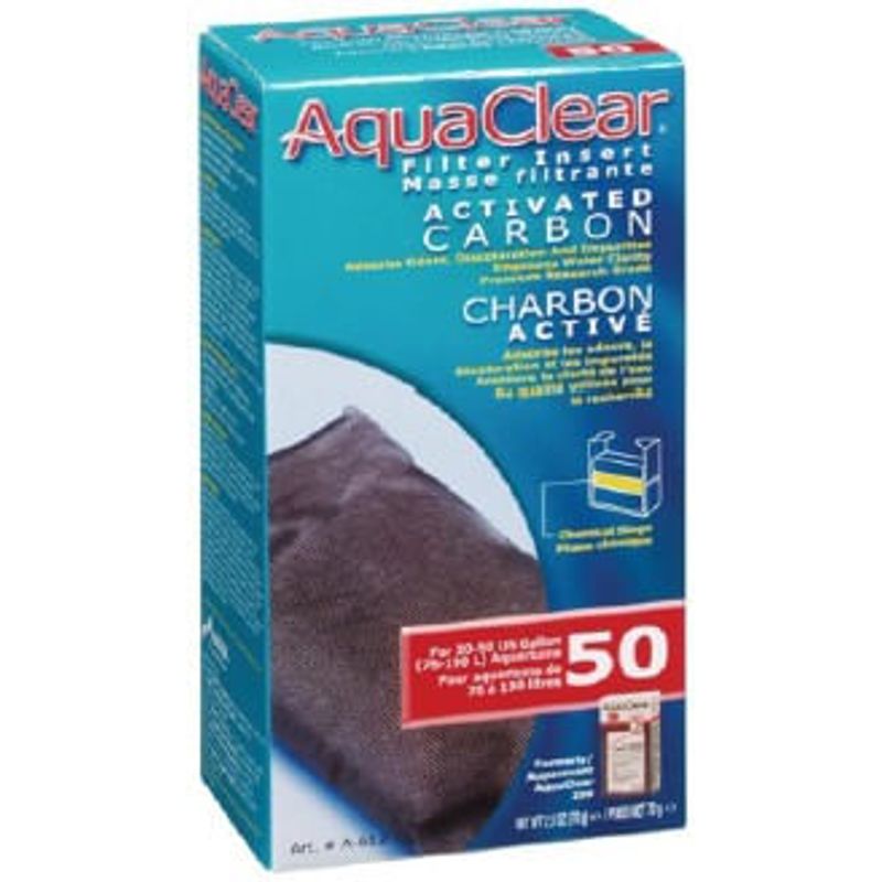 Inserto De Filtro De Carbon Activo Aquaclear 50 70
