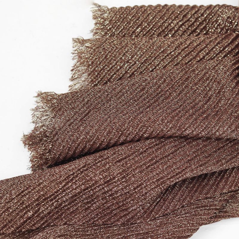Estola Brillos Marron