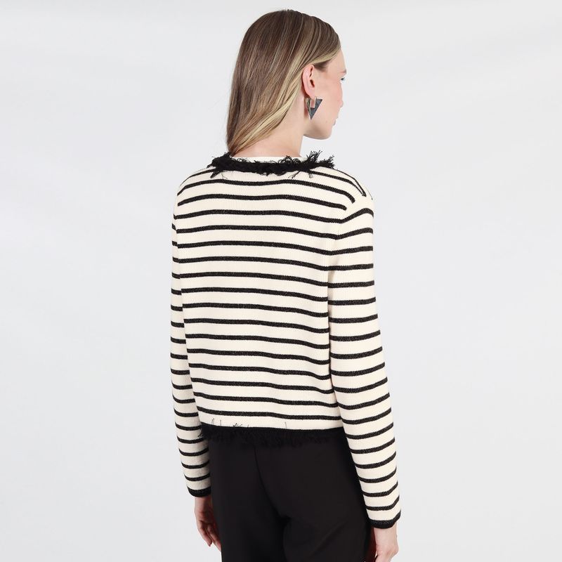 Sweater Cuello Redondo Manga Larga