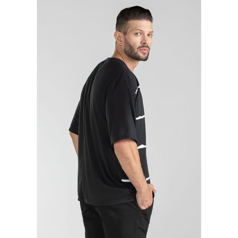 Camiseta Hombre Negro Mp 101221