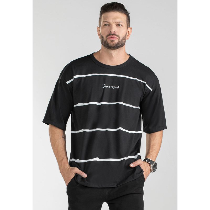 Camiseta Hombre Negro Mp 101221