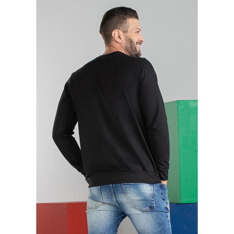 Buzo Hombre Negro Mp 100493