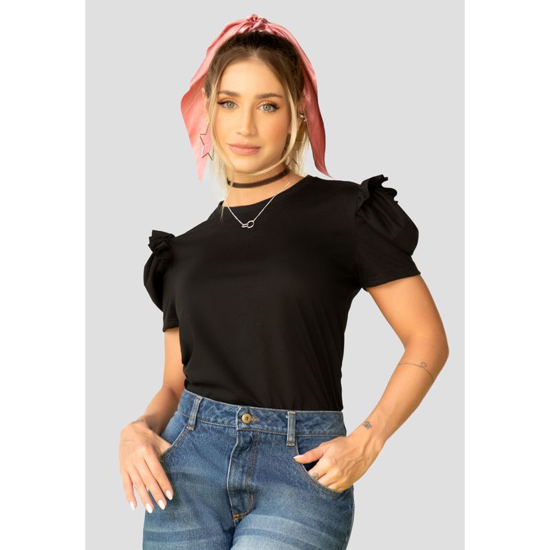 Camiseta Mujer Negro Atypical 32570
