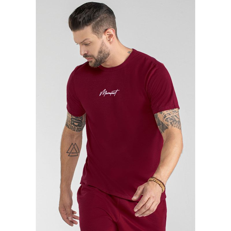 Camiseta Hombre Rojo Mp 100495
