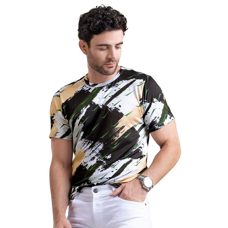 Camiseta Hombre Negro Mp 6447