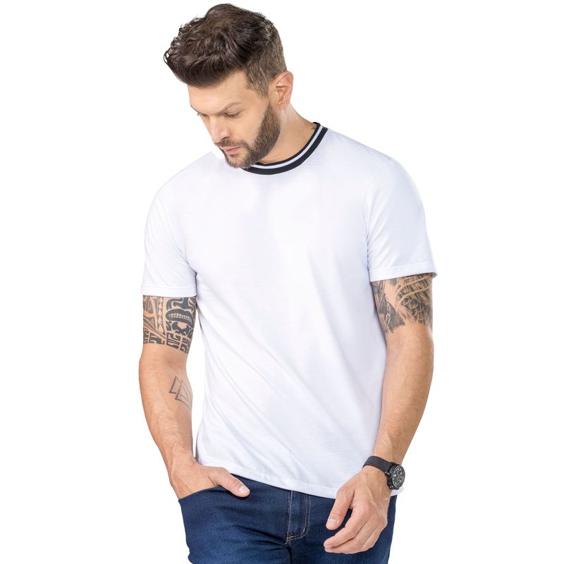 Camiseta Hombre Blanco Mp 351