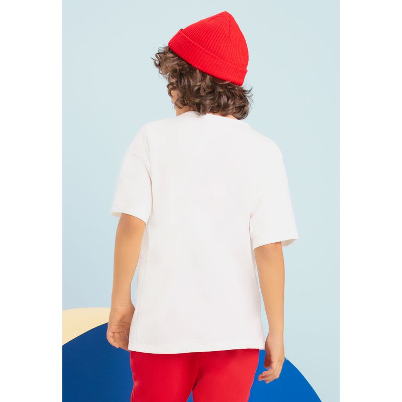 Camiseta Infantil Masculino Blanco Mp 102775