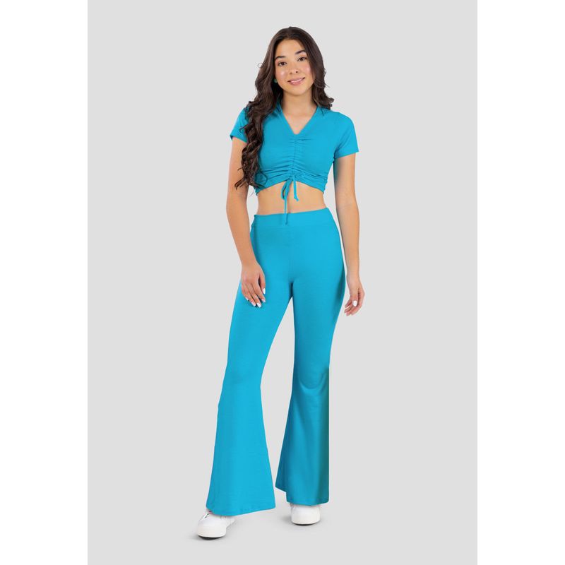 Conjunto Niñas Infantil Azul Turquesa Mp 101172