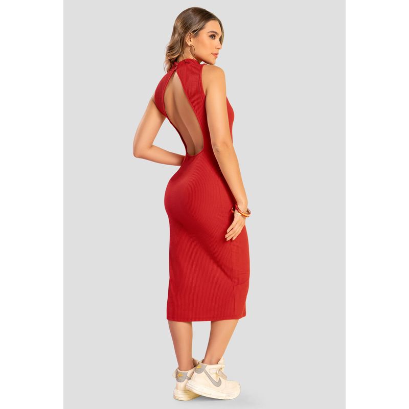 Vestido Mujer Rojo Atypical 102812