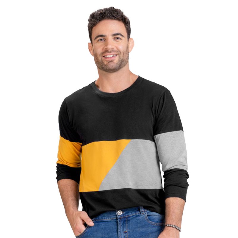 Camibuzo Hombre Negro Mp 93502