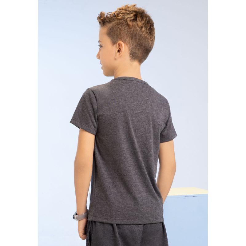 Camiseta Infantil Masculino Negro Mp 101504