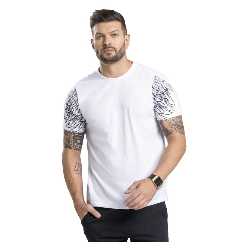 Camiseta Masculino Blanco Mp 1350