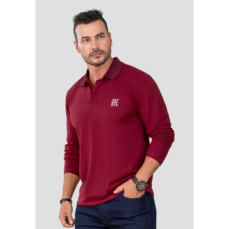 Camibuzo Hombre Vinotinto Mp 105401