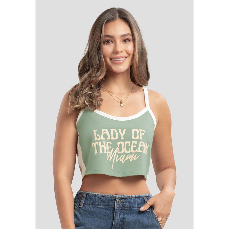 Camiseta Mujer Verde Oliva Atypical 105476