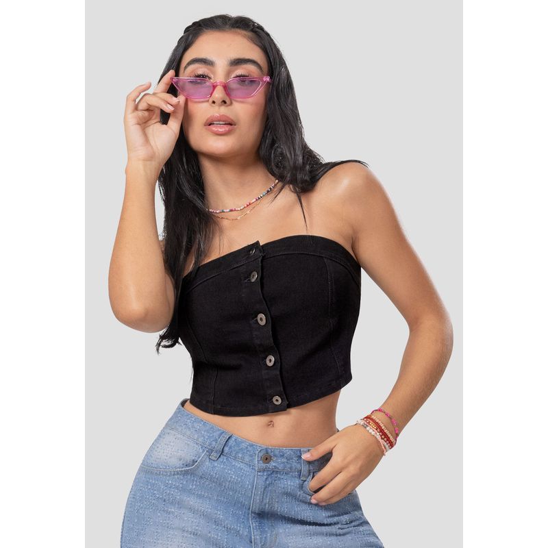 Blusa Mujer Negro Atypical 104896