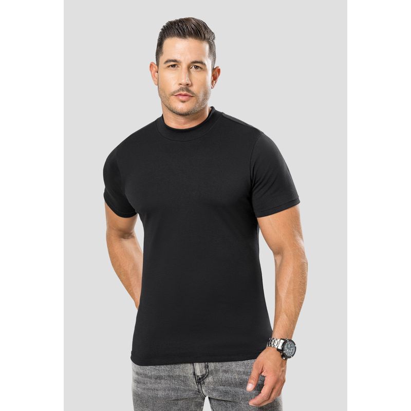 Camiseta Hombre Negro Mp 105399