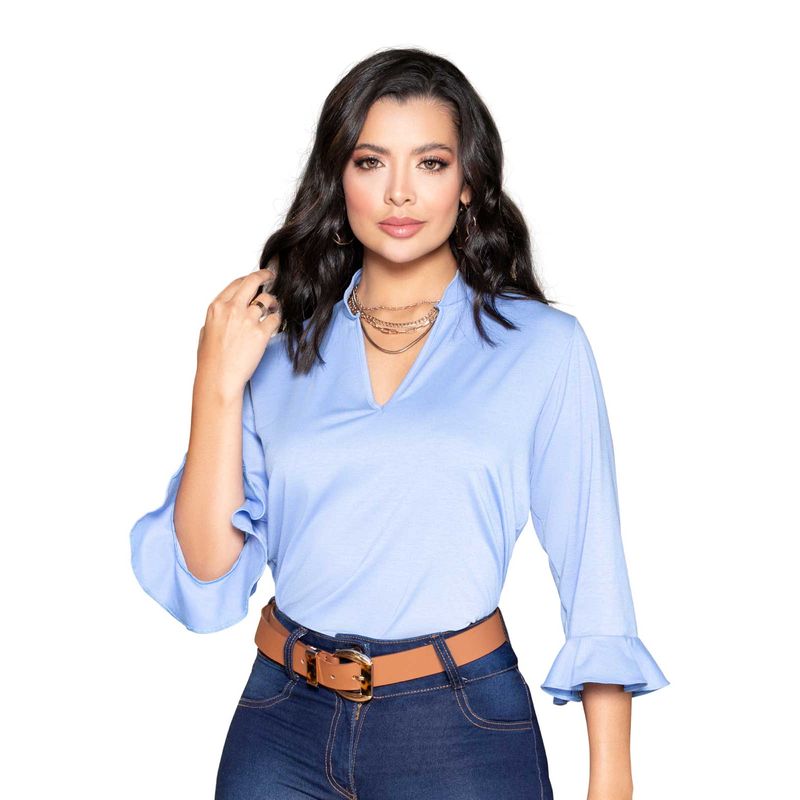 Blusa Mujer Azul Mp 861