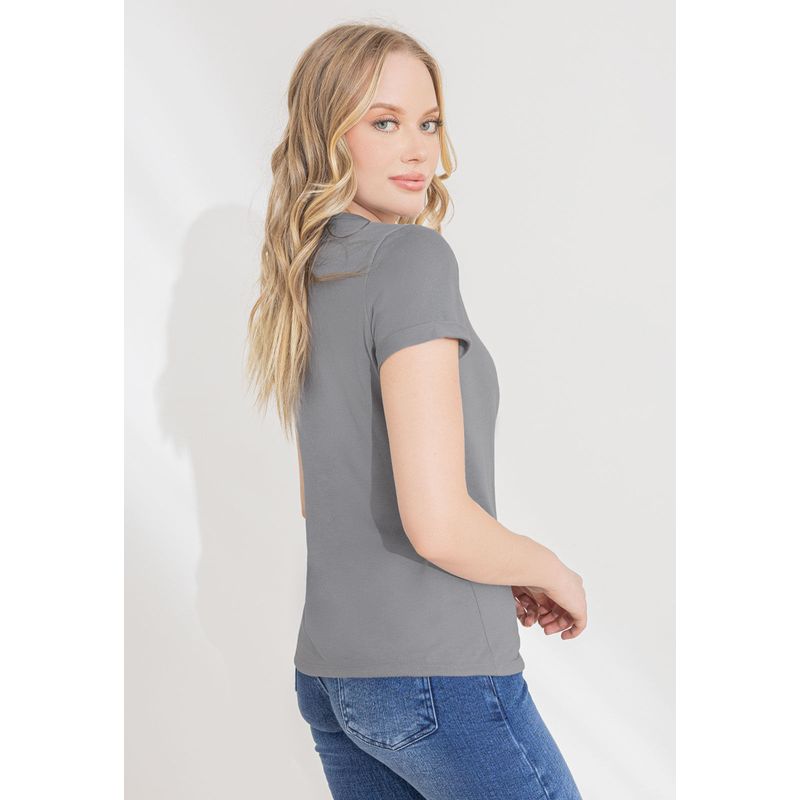 Camiseta Mujer Gris Medio Rutta 77403