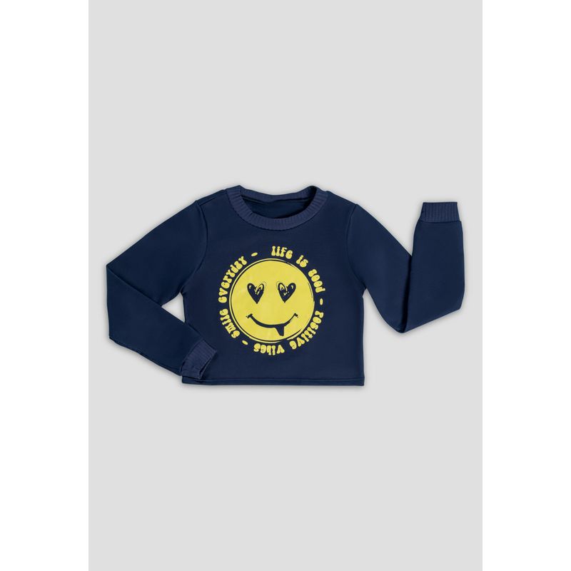 Buzo Infantil Femenino Azul Rutta 9927