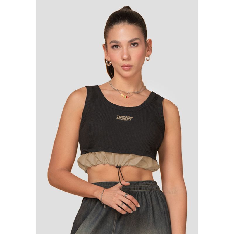 Blusa Mujer Negro Atypical 104498