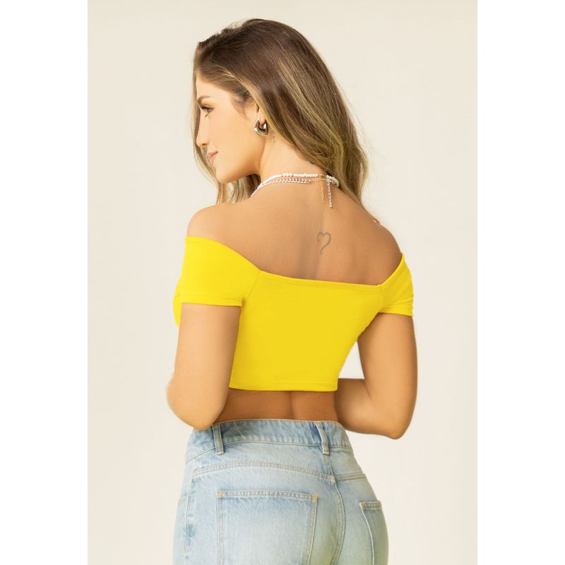 Blusa Mujer Amarillo Atypical 101217