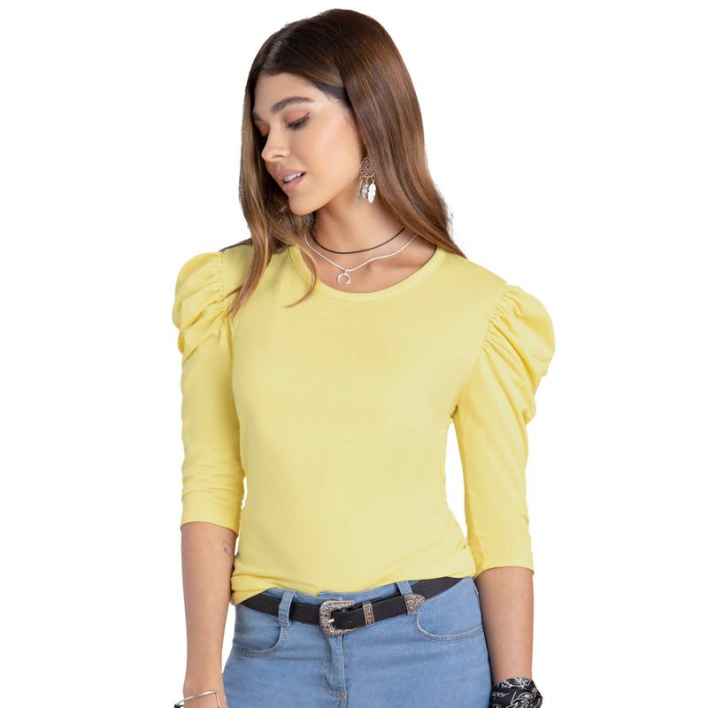 Camiseta Mujer Amarillo Rutta 77581