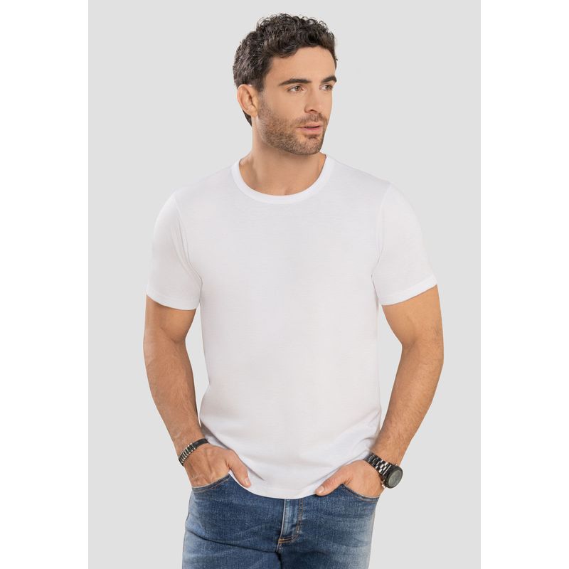 Camiseta Hombre Blanco Mp 103719