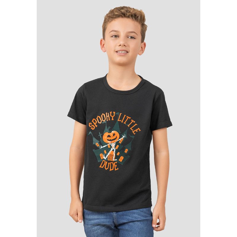 Camiseta Infantil Masculino Negro Mp 103963
