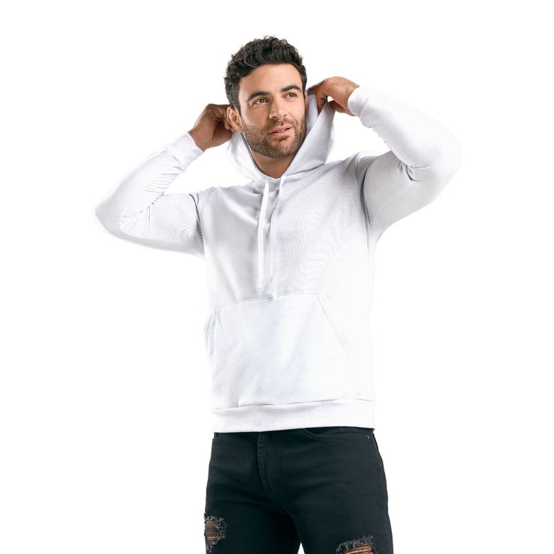 Hoodie Hombre Blanco Mp 89754