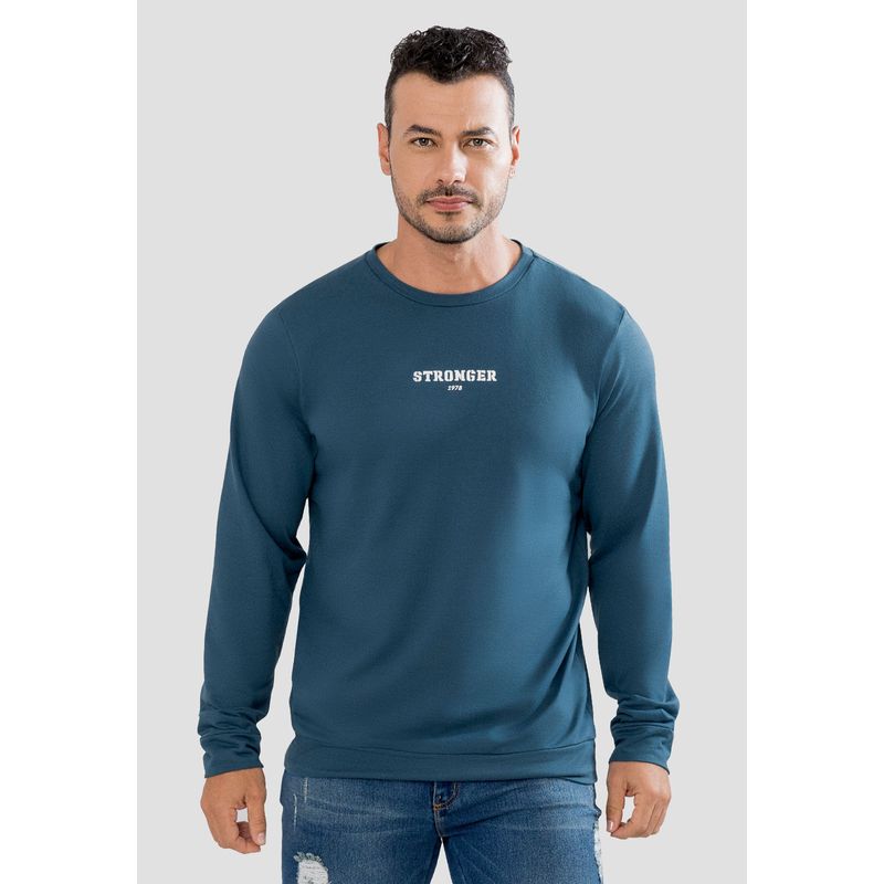 Buzo Hombre Azul Mp 104128