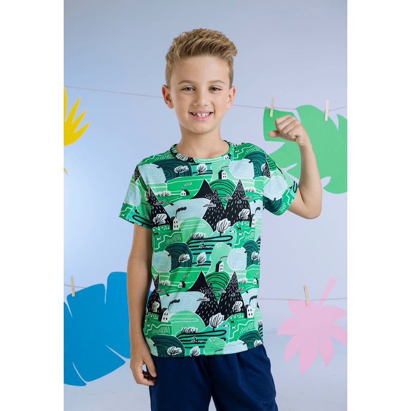 Camiseta Infantil Estampado Mp 6167