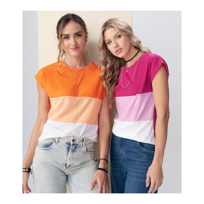 Camiseta Multicolor Rutta 6381