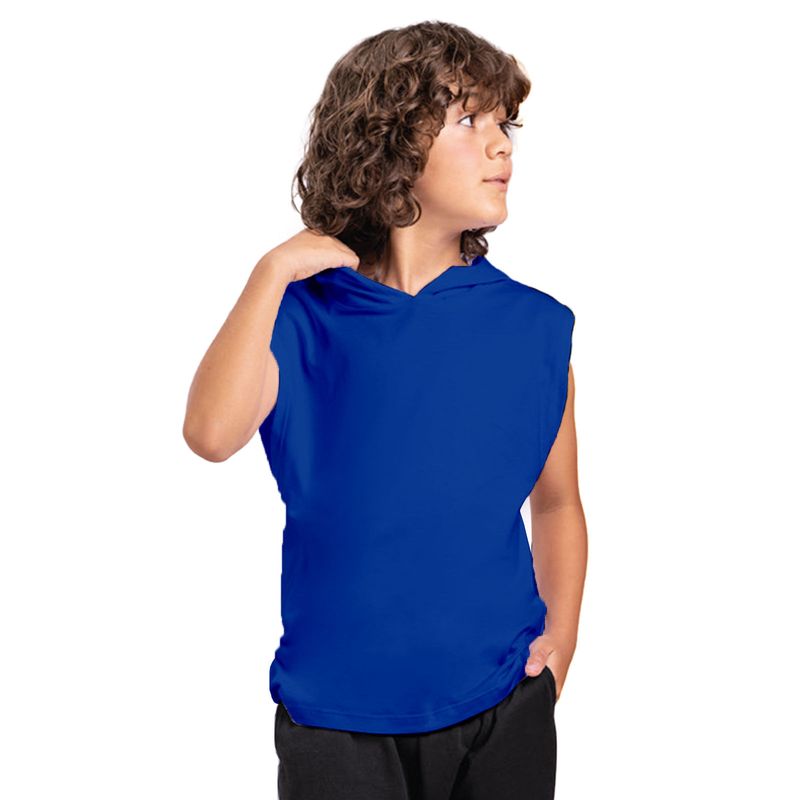 Camiseta Infantil Masculino Azul Mp 3803
