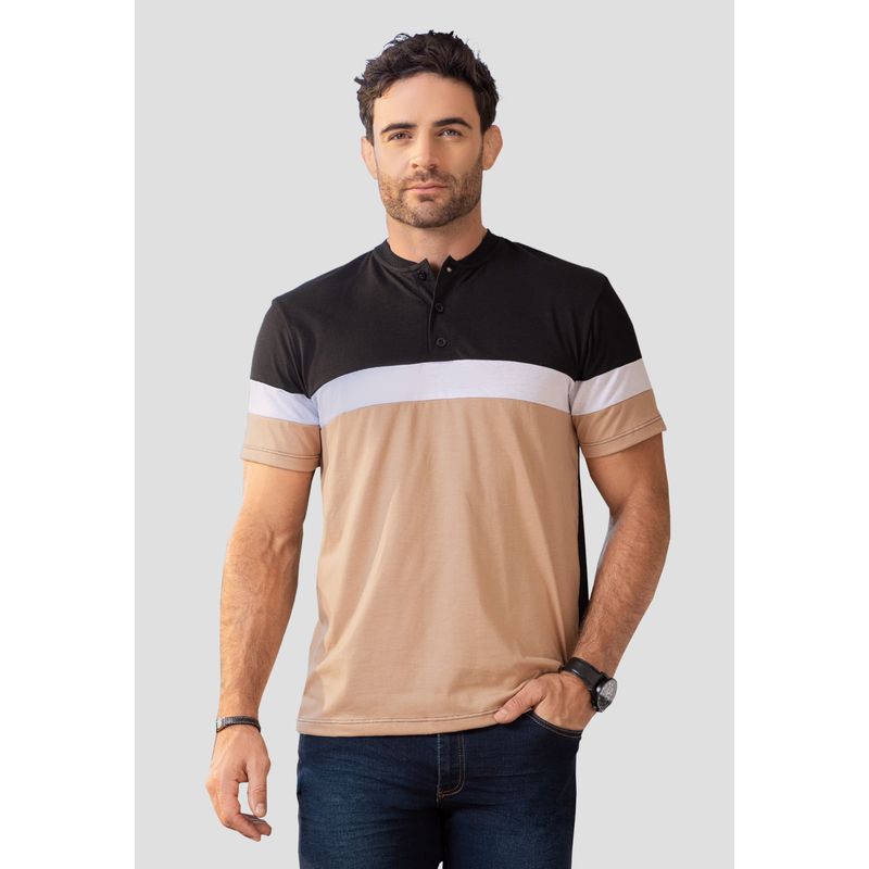 Polo Hombre Negro Mp 100468