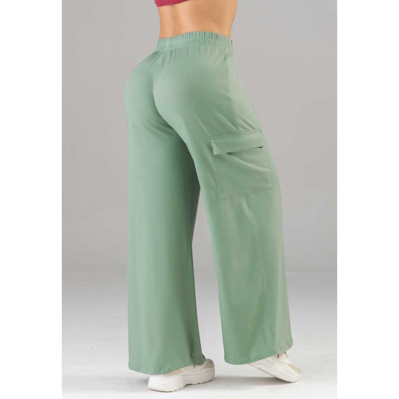 Pantalón Sudadera Mujer Verde FI 8618