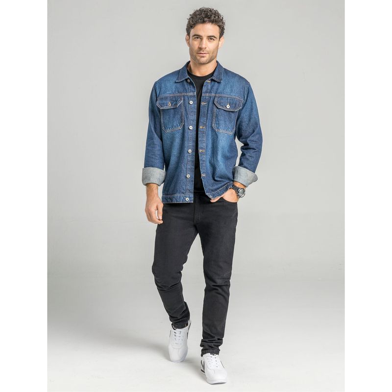 Chaqueta Hombre Azul Mp 268