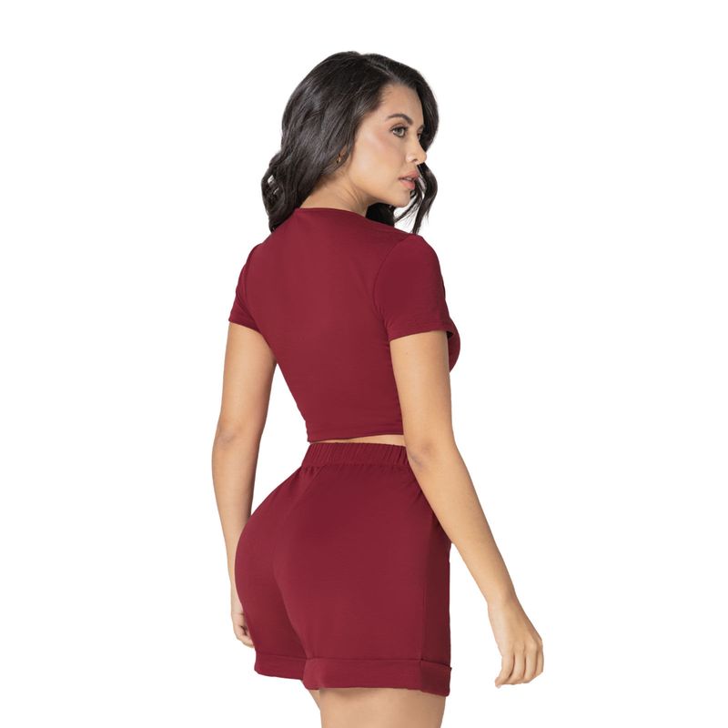 Conjunto Mujer Rojo Fi 3666