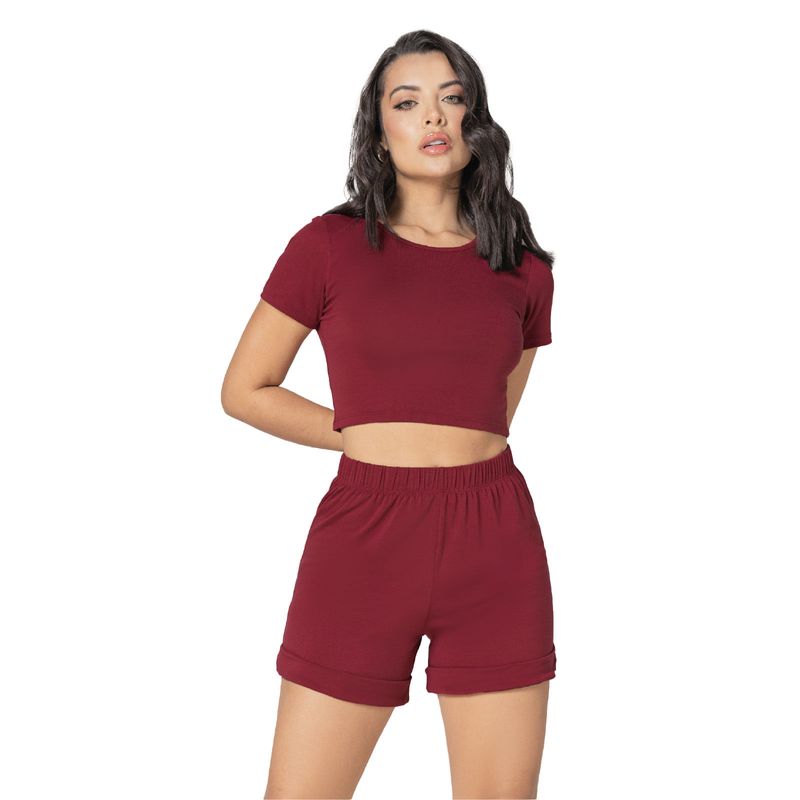 Conjunto Mujer Rojo Fi 3666