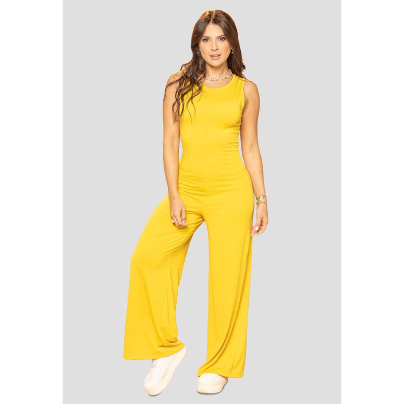 Enterizo Largo Mujer Amarillo Atypical 101950