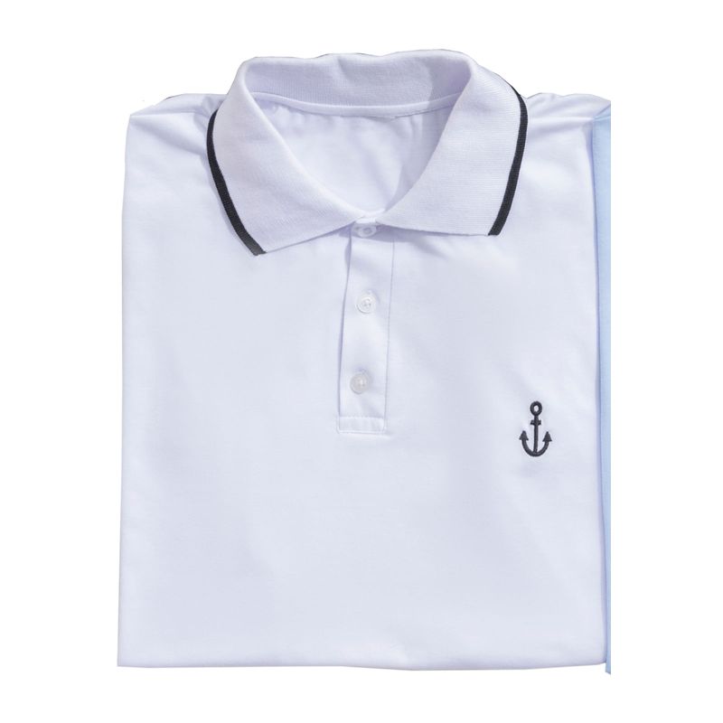 Polo Hombre Blanco Mp 102477